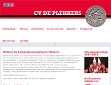 Tablet Screenshot of cvdeplekkersbeuningen.nl